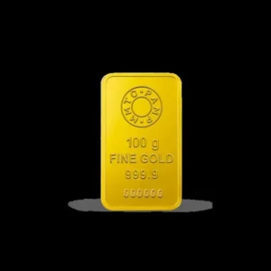 Golden Bars 100gm MMTC PAMP 24 Carat Gold Bar 999.9 Purest