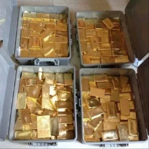 98% Golden Gold Dore Bars Weight 1kg