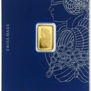 PAMP Suisse Fortuna 1 gram 9999 Gold Bar - Sealed Assay Card - In Stock