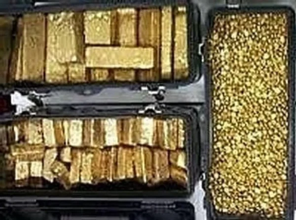 97% Golden Gold bars/dust