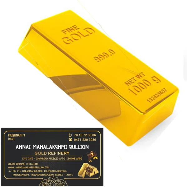 Golden Bars 999 Purity Gold Bar 24k 1kg - Image 4