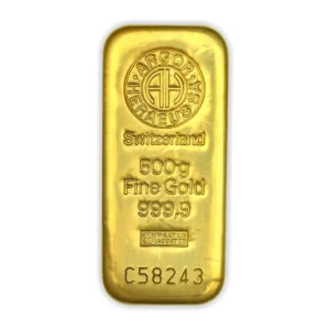 With 100 % Argor Aeraeus Gold Bar