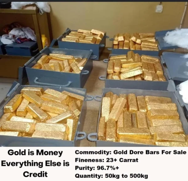 99% Golden Gold Bullion Bars For Sale - Image 2