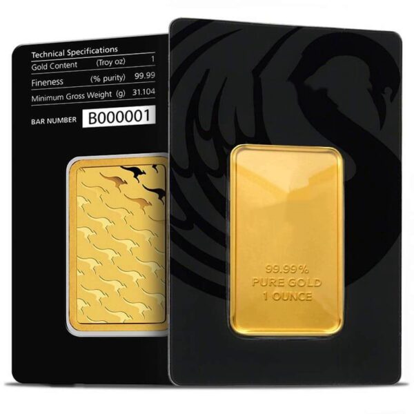 1 oz Gold Bar Various Mints - Image 2