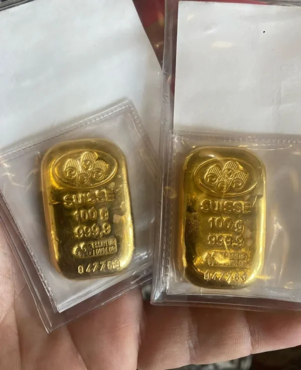 100 g Pamp Suisse Gold Bars