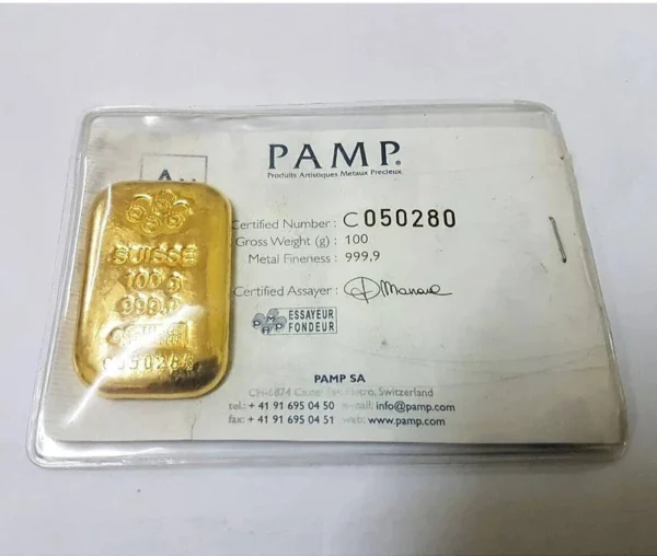 100 g 24 Carat Gold Bar - Image 2