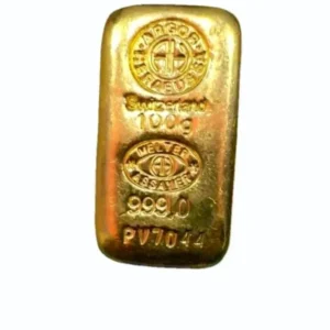 100 g Swiss Gold Bars 999 Purity