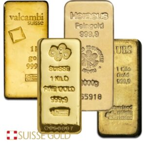 Bars 999.9 Fine Gold Bar 1kg Bar