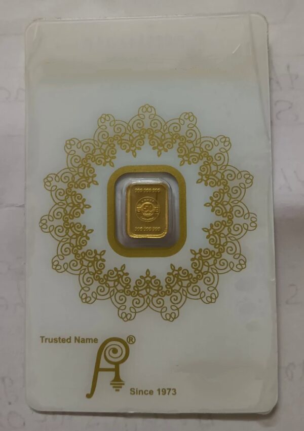 Golden 1 gm 24 Carat Gold 999