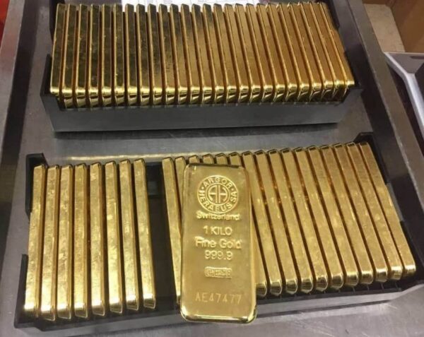 100g Gold Bars Purity 99.99% 24 Carat