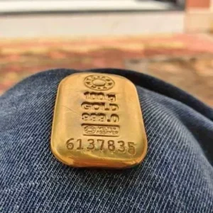 100 g Gold bars 15% less