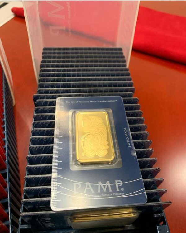 Pamp 999.0 Lady Fortuna Gold Bar Imported - Image 4