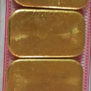 Emirates 999 Pure Gold Biscuits Size Rectangular Weight 100 Grams