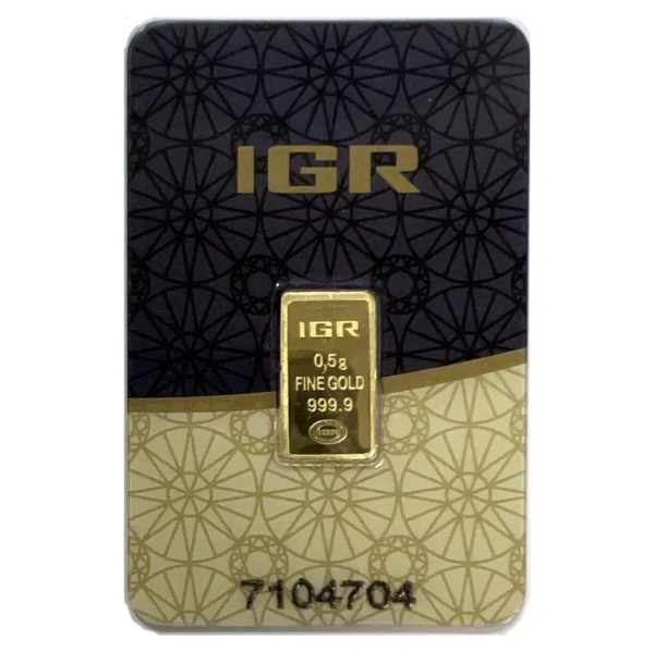 0.5 gram IGR Gold Bar - Istanbul Gold Refinery - 999.9 Fine in Sealed Assay - Image 5