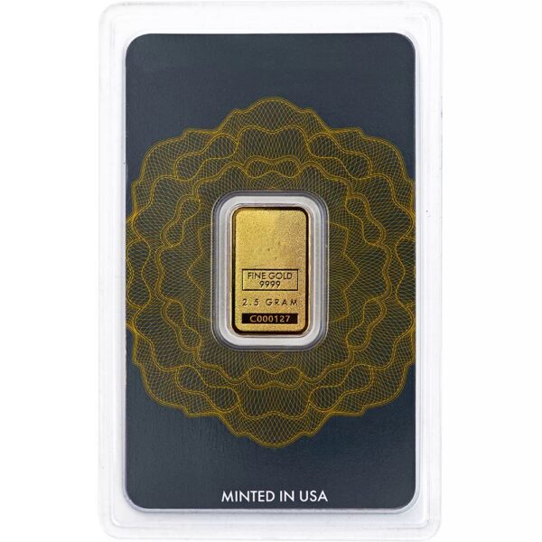 2.5 gram Gold Bar Gold Trading Commodities 9999 Fine in Sealed Assay - Image 2