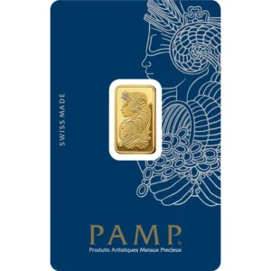 5 gram Gold Bar - PAMP Suisse - Fortuna - 999.9 Fine in Sealed Assay