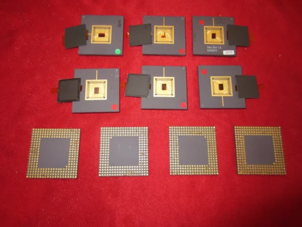 Lot of 15pcs Hercules Juno 1B/2F/3B/4C Processors High Grade Gold For Scrap Gold