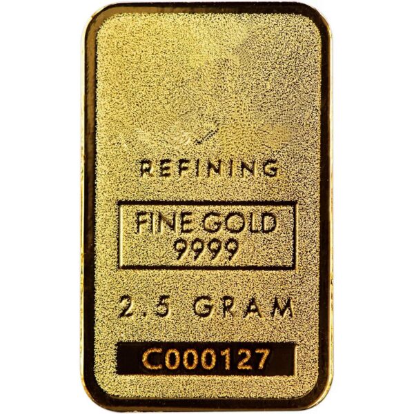 2.5 gram Gold Bar Gold Trading Commodities 9999 Fine in Sealed Assay - Image 4