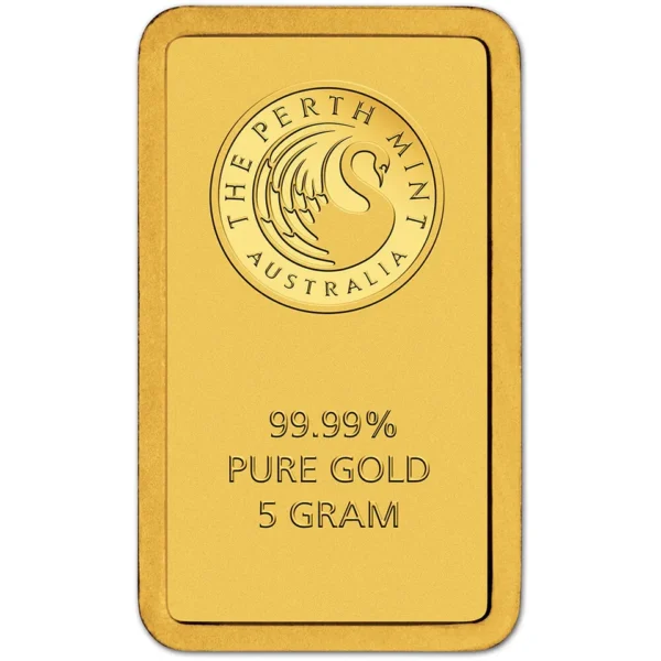 5 gram Gold Bar - Perth Mint - 99.99 Fine in Assay - Image 3