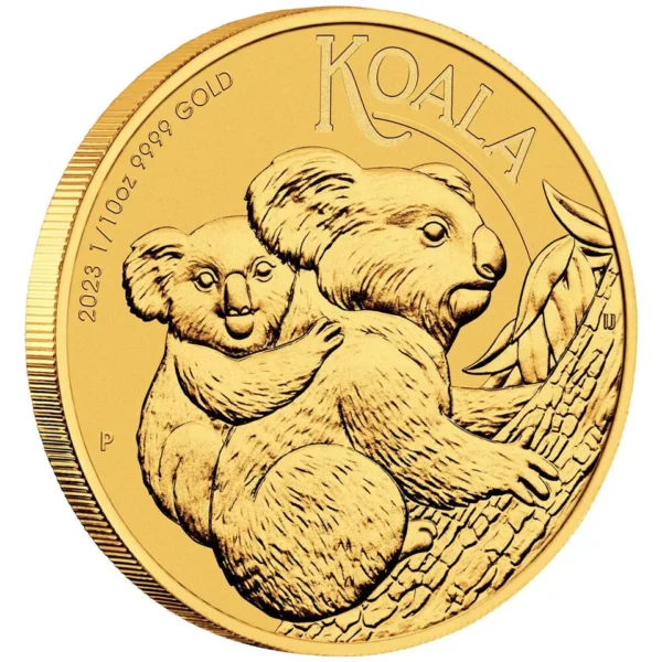 2023 P Australia Gold Koala 1/10 oz $15 - BU - Image 3