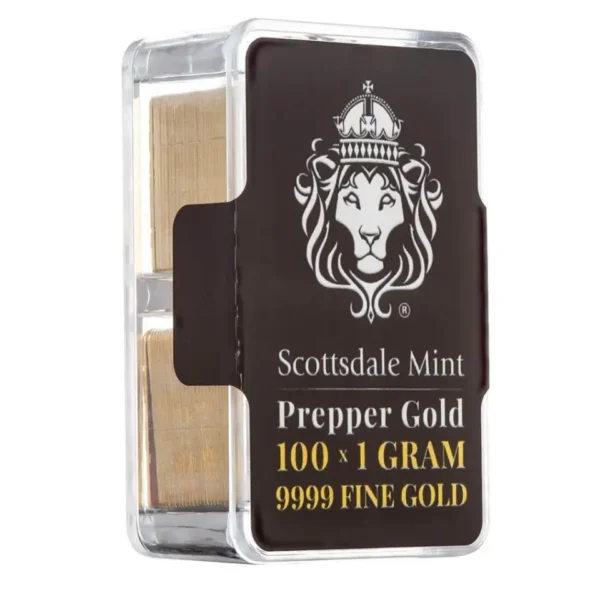 1 Gram Gold Bar by Scottsdale Mint 9999 Gold Bullion "Prepper Gold" #A551 - Image 5