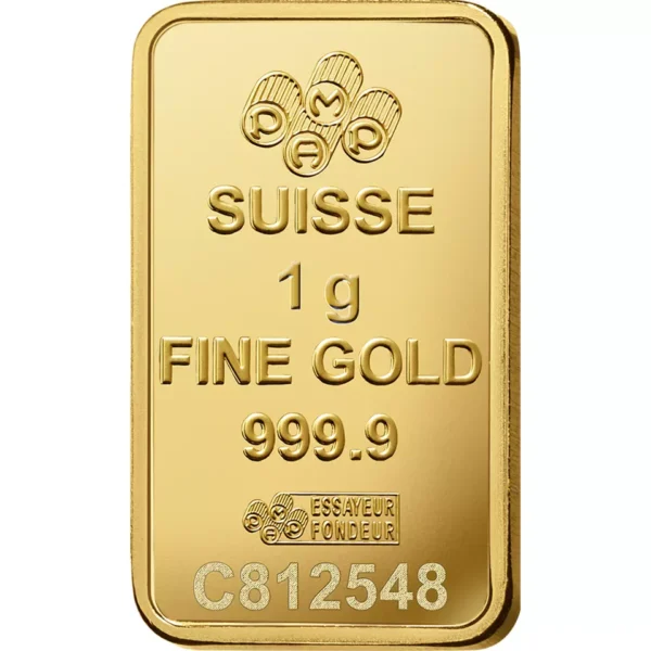 PAMP Suisse 1 Gram Gold Fortuna Bar Sealed in Assay Card - Image 2